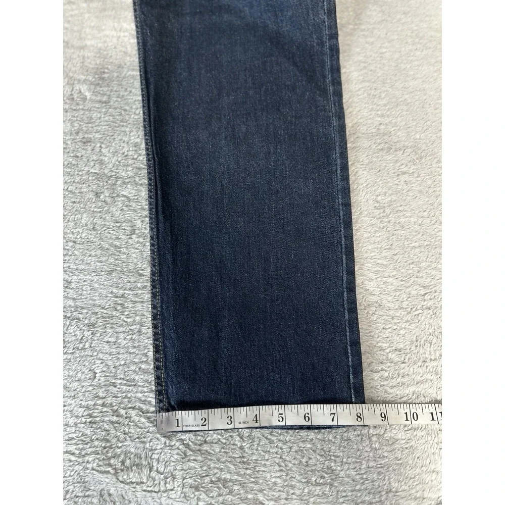 Levi's 502 Tapered Regular Blue Denim Jeans 44x36 Act ( 44x34 ) Pants